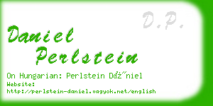 daniel perlstein business card